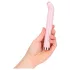 Loveline - vibromasseur en verre point G (rose)