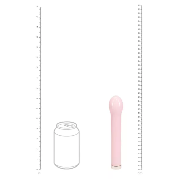 Loveline - gode en verre à tête sphérique (rose)