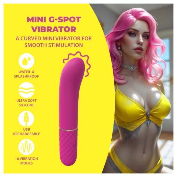 Loveline - mini vibromasseur point G (rose)