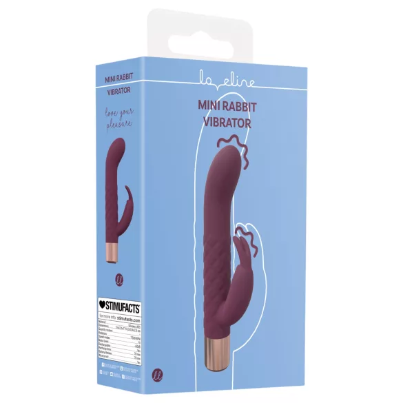 Loveline - mini vibromasseur lapin (rouge)