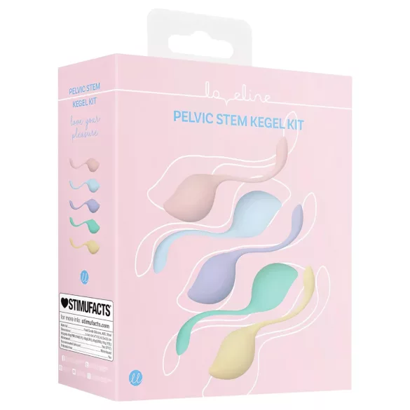 Loveline Pelvic Stem - boules de geisha - set de 5 pièces