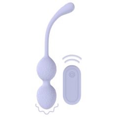 Loveline - boules de Kegel vibrantes duo - silicone violet