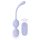 Loveline - boules de Kegel vibrantes duo - silicone violet