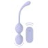 Loveline - boules de Kegel vibrantes duo - silicone violet