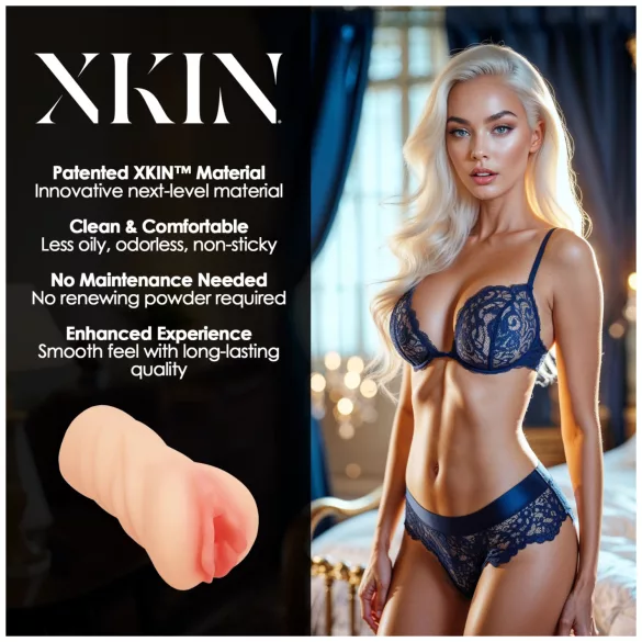 XKIN Desire Alessia - masturbateur vagin réaliste (couleur chair)