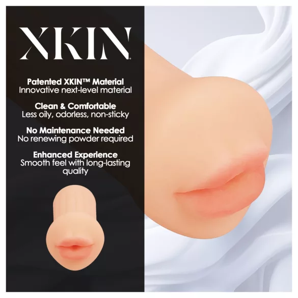 XKIN - masturbateur bouche réaliste - taille S (couleur chair)