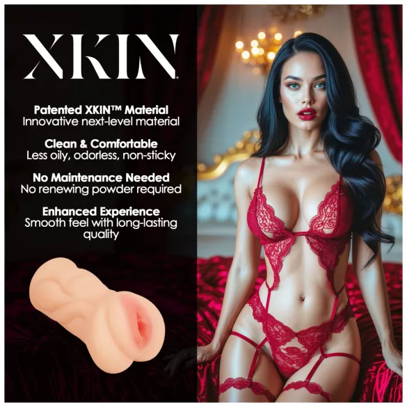 XKIN Seduction Tatiana - masturbateur vagin réaliste (couleur chair)