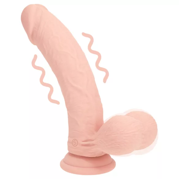 RealRock - vibromasseur réaliste à double densité (couleur chair) - 15 cm