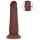 RealRock - gode réaliste à double densité (marron) - 15,5 cm
