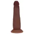RealRock - gode réaliste à double densité (marron) - 15,5 cm