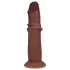 RealRock - gode réaliste à double densité (marron) - 15,5 cm