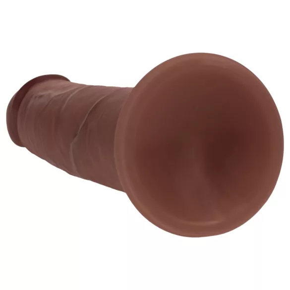 RealRock - gode réaliste à double densité (marron) - 15,5 cm