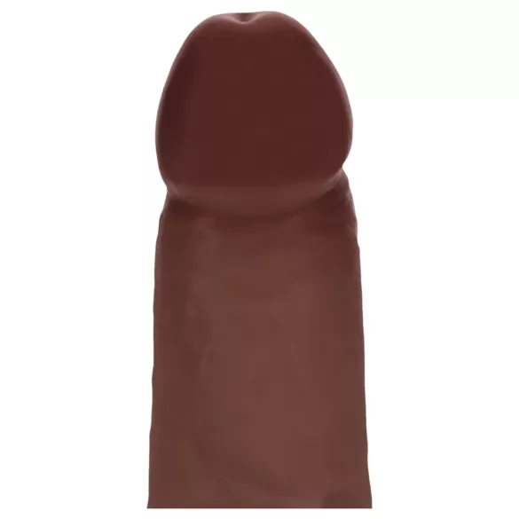 RealRock - gode réaliste à double densité (marron) - 15,5 cm