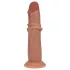 RealRock - gode réaliste à double densité (bronzé) - 15,5 cm