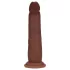 RealRock - gode réaliste à double densité (marron) - 18,5 cm