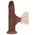 RealRock - gode réaliste à double densité (marron) - 18,5 cm