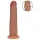 RealRock - gode réaliste à double densité (bronzé) - 18,5 cm