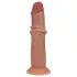 RealRock - gode réaliste à double densité (bronzé) - 18,5 cm