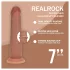 RealRock - gode réaliste à double densité (bronzé) - 18,5 cm