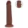 RealRock - gode réaliste à double densité (brun) - 20,5 cm