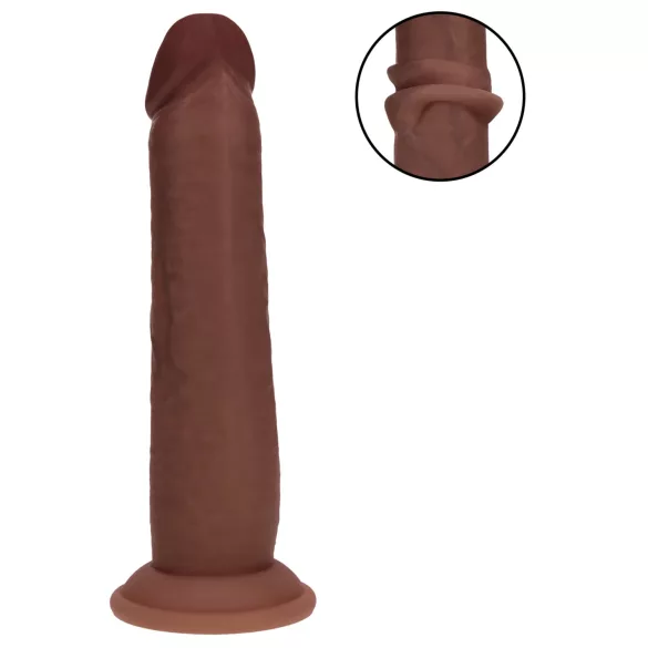 RealRock - gode réaliste à double densité (brun) - 20,5 cm