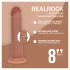 RealRock - gode réaliste à double densité (bronzé) - 20,5 cm