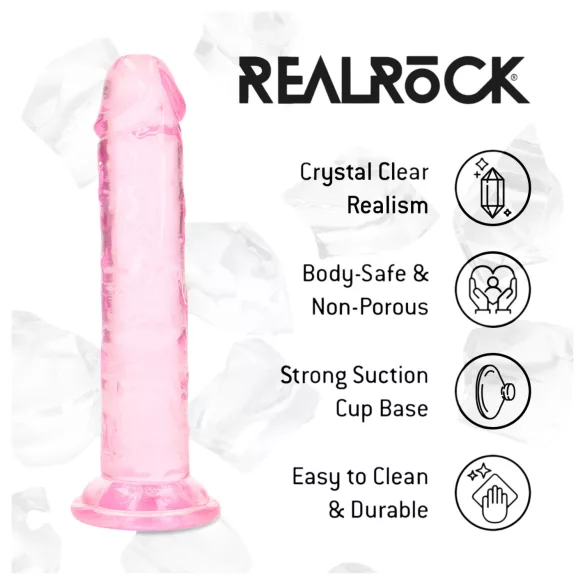 RealRock - gode réaliste avec ventouse (rose) - 12,7 cm