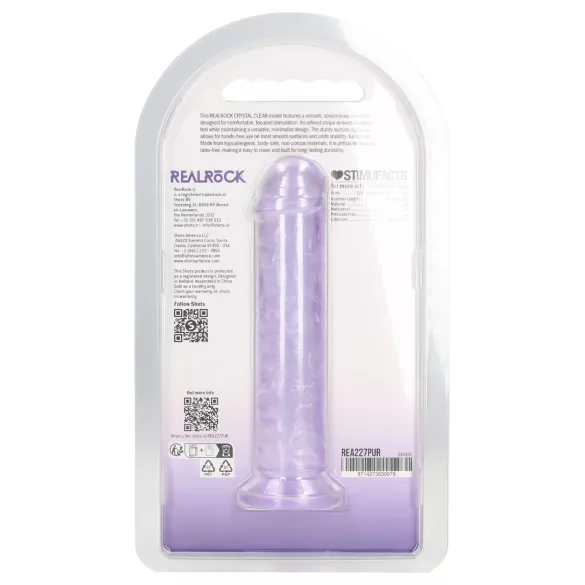 RealRock - gode réaliste avec ventouse (violet) - 12,7 cm