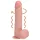 RealRock - vibromasseur rotatif (chair, 20,5 cm)