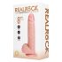 RealRock - vibromasseur rotatif - effet réaliste - beige 20,5 cm