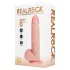 RealRock - vibromasseur rotatif (chair, 20,5 cm)
