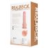 RealRock - vibromasseur rotatif - effet réaliste - beige 20,5 cm