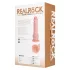 RealRock - vibromasseur rotatif (chair, 20,5 cm)