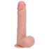 RealRock - vibromasseur rotatif - effet réaliste - beige 20,5 cm