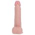 RealRock - vibromasseur rotatif - effet réaliste - beige 20,5 cm