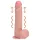 RealRock - gode vibrant avec ventouse - réaliste beige 20,5cm