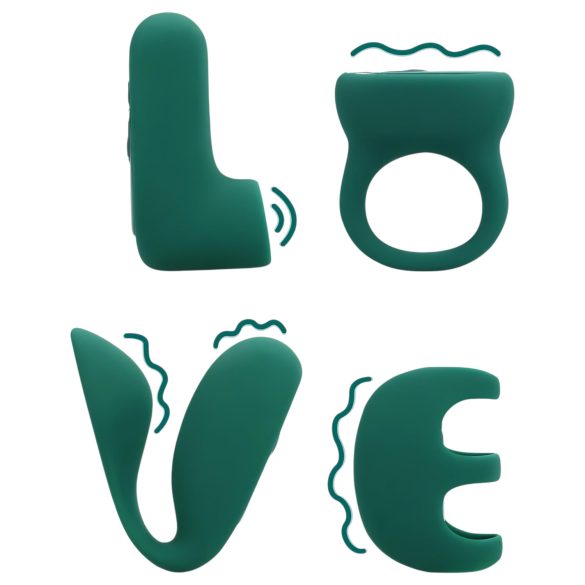 Loveline (S)explore - coffret sextoys pour couple - vert