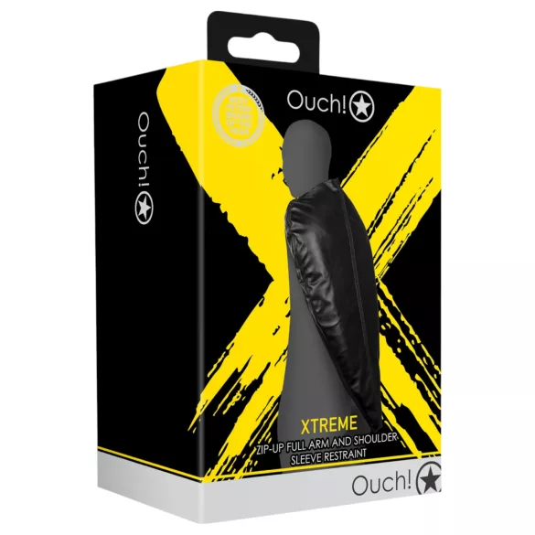 Ouch! - attache bras derrière dos - cuir synthétique noir