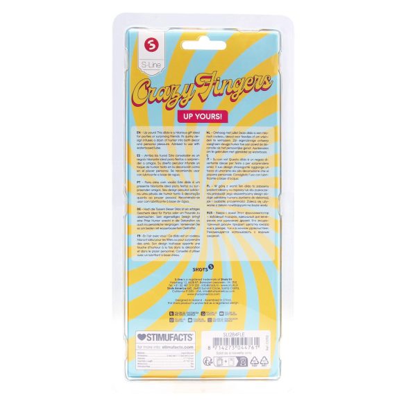 S-Line - godemichet doigt du milieu réaliste - couleur chair