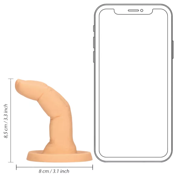 S-Line - gode à deux doigts (naturel)
