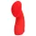 Loveline - mini vibromasseur doigt stimulant - silicone rouge