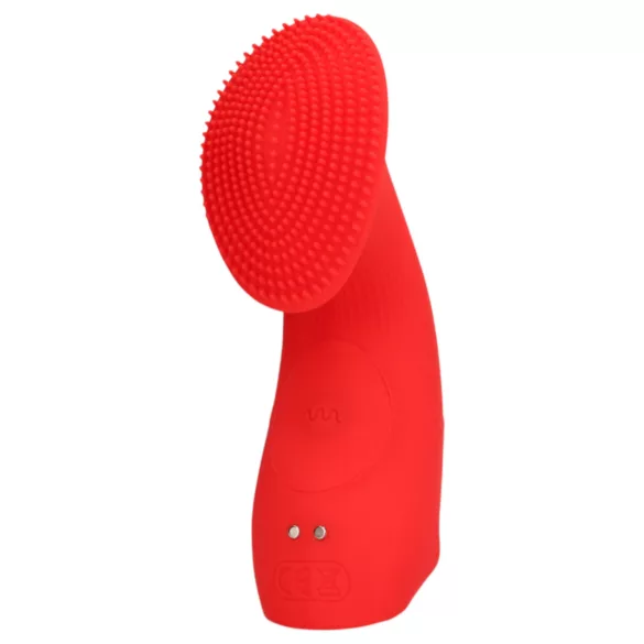 Loveline - mini vibromasseur doigt stimulant - silicone rouge
