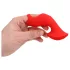 Loveline - mini vibromasseur doigt stimulant - silicone rouge
