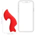 Loveline - mini vibromasseur doigt stimulant - silicone rouge