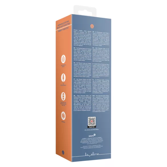 Loveline - vibromasseur chauffant à va-et-vient - bleu