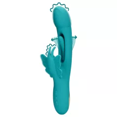   Loveline - vibromasseur papillon à langue - silicone turquoise