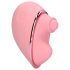 Loveline Tapping Heart - stimulateur clitoridien vibrant rechargeable - rose