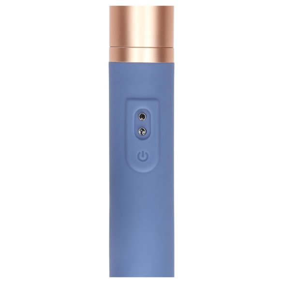 Loveline - vibromasseur rechargeable réservoir lubrifiant - bleu