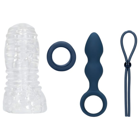 Loveline (S)explore - kit de jouets intimes pour hommes (bleu)