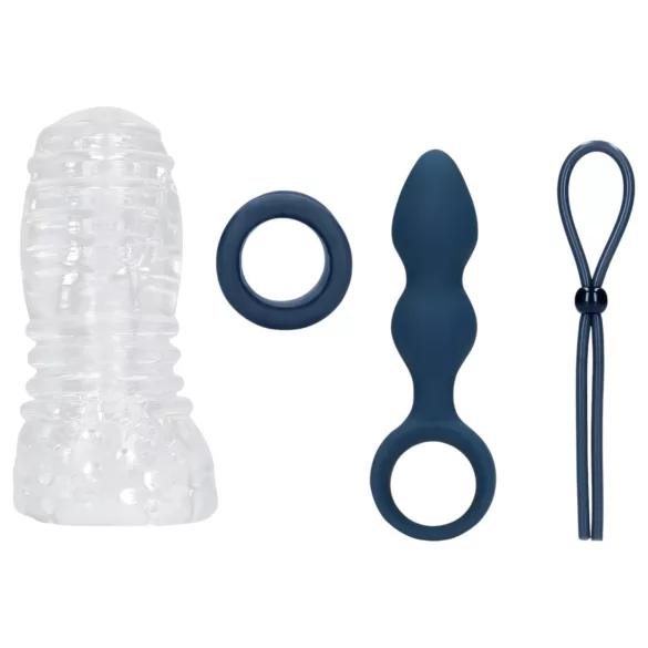 Loveline (S)explore - coffret de jouets sexuels pour hommes (bleu)